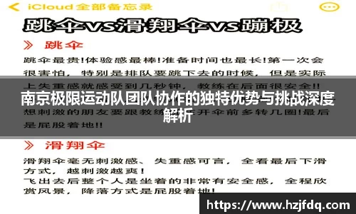 南京极限运动队团队协作的独特优势与挑战深度解析